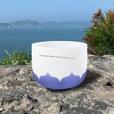 純粋なクォーツ・クリスタル・シンギング・ボウル デジタル・ミュージカル・スケール付き チャクラ・ヒーリングと瞑想