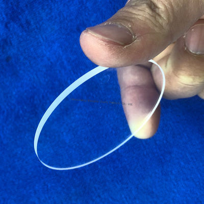 ウストマイズされたUV耐熱溶融シリカクォーツガラス丸板 透明クォーツガラス基板 透明クォーツプレート