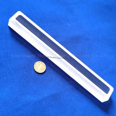 高透明度 92% 光伝達性 1100°C 作業温度と99.99% SiO2 純度を持つクォーツガラスプレート