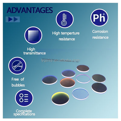 カスタマイズされた高温耐性、高透明度の溶融石英コーティングシート