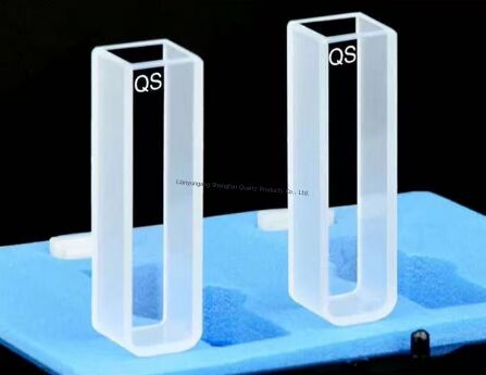 高温と腐食耐性クォーツガラス色計 3.5ml容量クベット