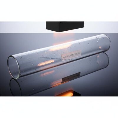 高純度SiO2>99.99%のカスタム大直径耐熱クォーツガラス管