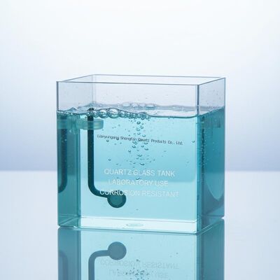 高温実験室用高透性耐腐食クォーツガラスプレート