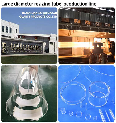 高温耐性耐腐食性石英ガラス管、良好な電気絶縁性