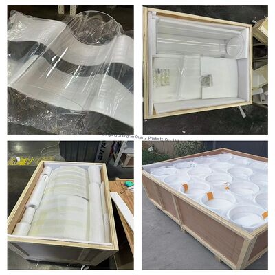 耐熱 高純度 99.99% 透明クォーツガラス管 工業用