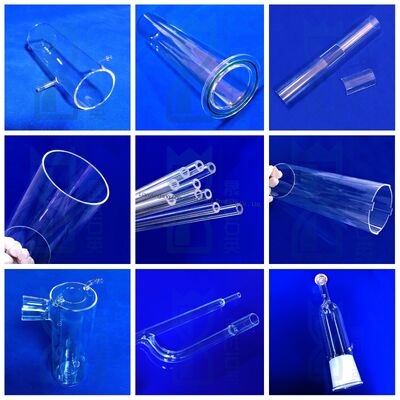 1100℃ 動作温度、99.99% SiO2 純度、高光透過率の溶融シリカキャピラリー石英ガラス管