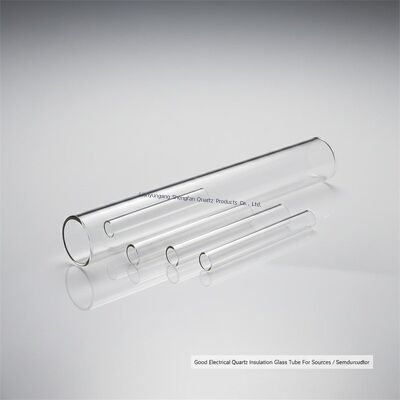 半導体用途向け 高い光透過率を持つ、優れた電気絶縁性・耐熱性クォーツガラス管