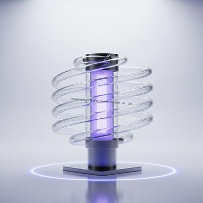 300mm OD 透明クォーツガラスチューブ 高温耐性UVC光