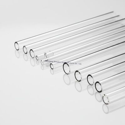 熱安定性 透明なクォーツガラスチューブ 空気泡なし 高度な光伝達性