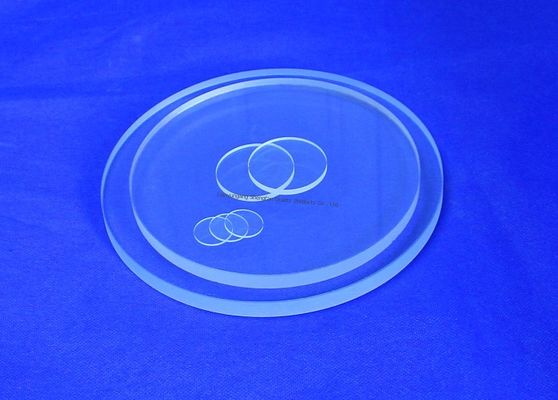 Clear High Temperature Resistance Glass Plates JGS1 Fused Silica Quartz Disc
