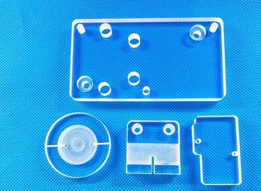 光学精密機械化の水晶ガラス ディスク低い熱伝導性のゆとり色