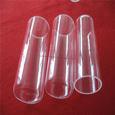 高純度99.99% SiO2 クォーツガラスチューブ 半導体用途用 焼却点1180°C,張力点1100°C
