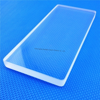 透明なUVクォーツガラスプレート SIO2 99.99%密度 2.2g/cm3