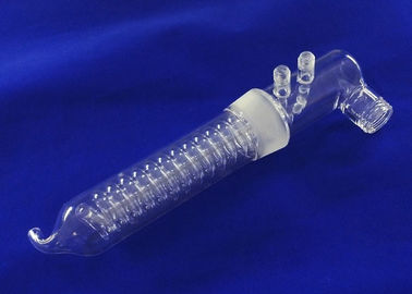 溶かされたケイ素の科学研究所のガラス製品の水晶グラハムのコンデンサー99.9%のSiO2満足な反腐食