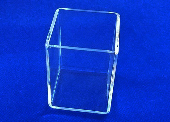 Transparent Glass Quartz Urn , Technical Glass Products Hardware Anti Corrosion