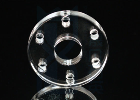ISO9001 1100℃ Sio2の水晶管のフランジ