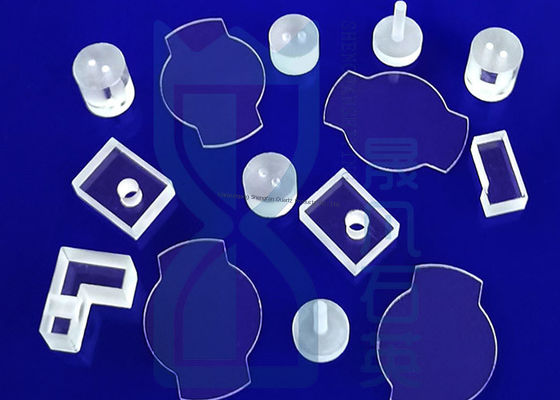 製造者 高伝播率のカスタム光学溶融クォーツガラスプレート