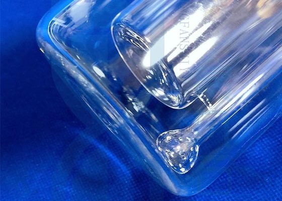 モールス6.5透明な実験室の石英ガラスの管
