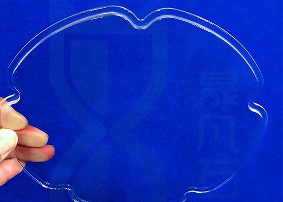 モールス6.5 99.5%透明な紫外線石英ガラスの版