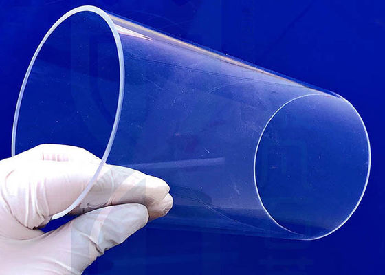 製造 高温耐性の大型クォーツガラスチューブ