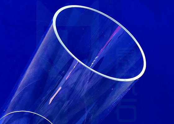 製造 高温耐性の大型クォーツガラスチューブ