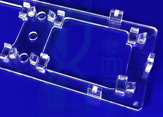 カスタマイズされた精密CNC機械SIO2水晶ガラス シートの大きいサイズのポーランド語