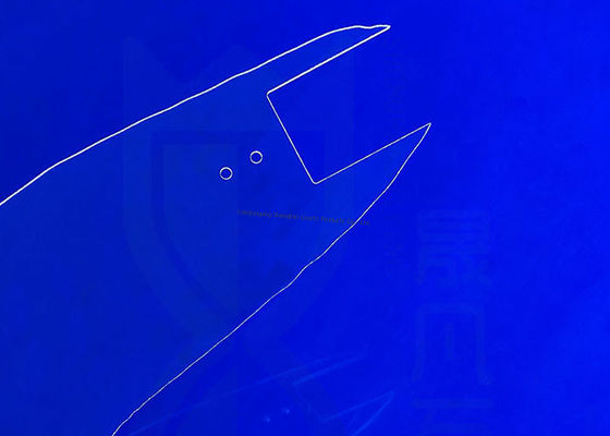 高温アプリケーションのための調整可能なサイズと精度容量を持つ軍事グレードの溶融クォーツプレート