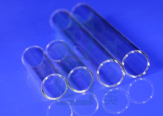 カスタム直径半導体クォーツチュービング 電気絶縁性良好 耐腐蝕性 高い光伝達性