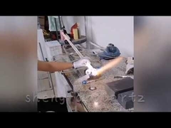 加工 ガラスのクォーツチューブ 炎 ポーリング 曲げ 高温