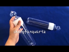 酸およびアルカリの抵抗力がある石英ガラス クリーニング タンク1100℃の培養皿のリアクター