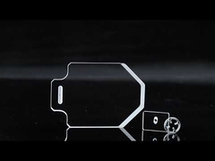 長方形研磨石英ガラス板シート高温耐性