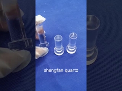 アルカリ抵抗の純粋な石英の試験管の実験室のための明確な地面の接合口