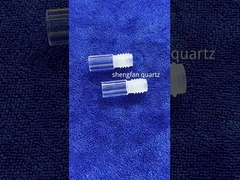 透明クォーツガラスコイルチュービング処理 300mm OD UVCライト