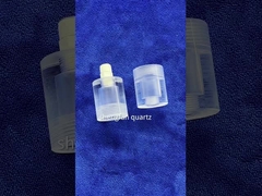 ねじの巻上げの石英ガラスの水晶ガラス管 リング