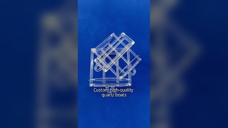 高温耐性のカスタム石英ガラス ボート