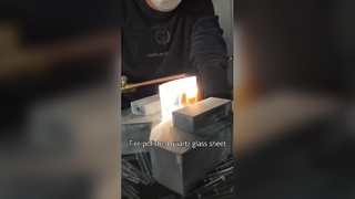 カスタム石英ガラス高温耐性シート